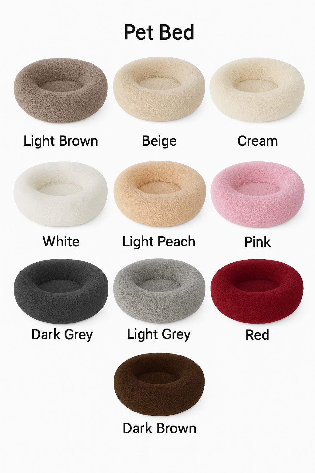 Soft Comfort Pet Bed