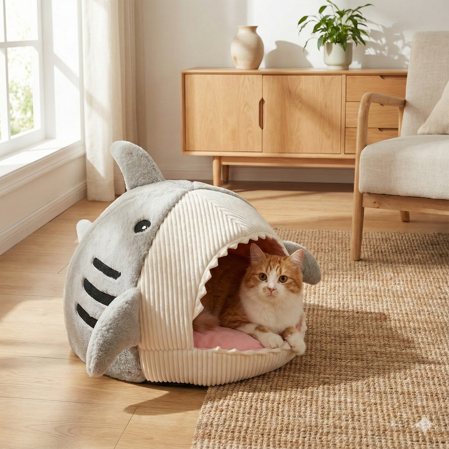 Luxury Plush Shark Bed