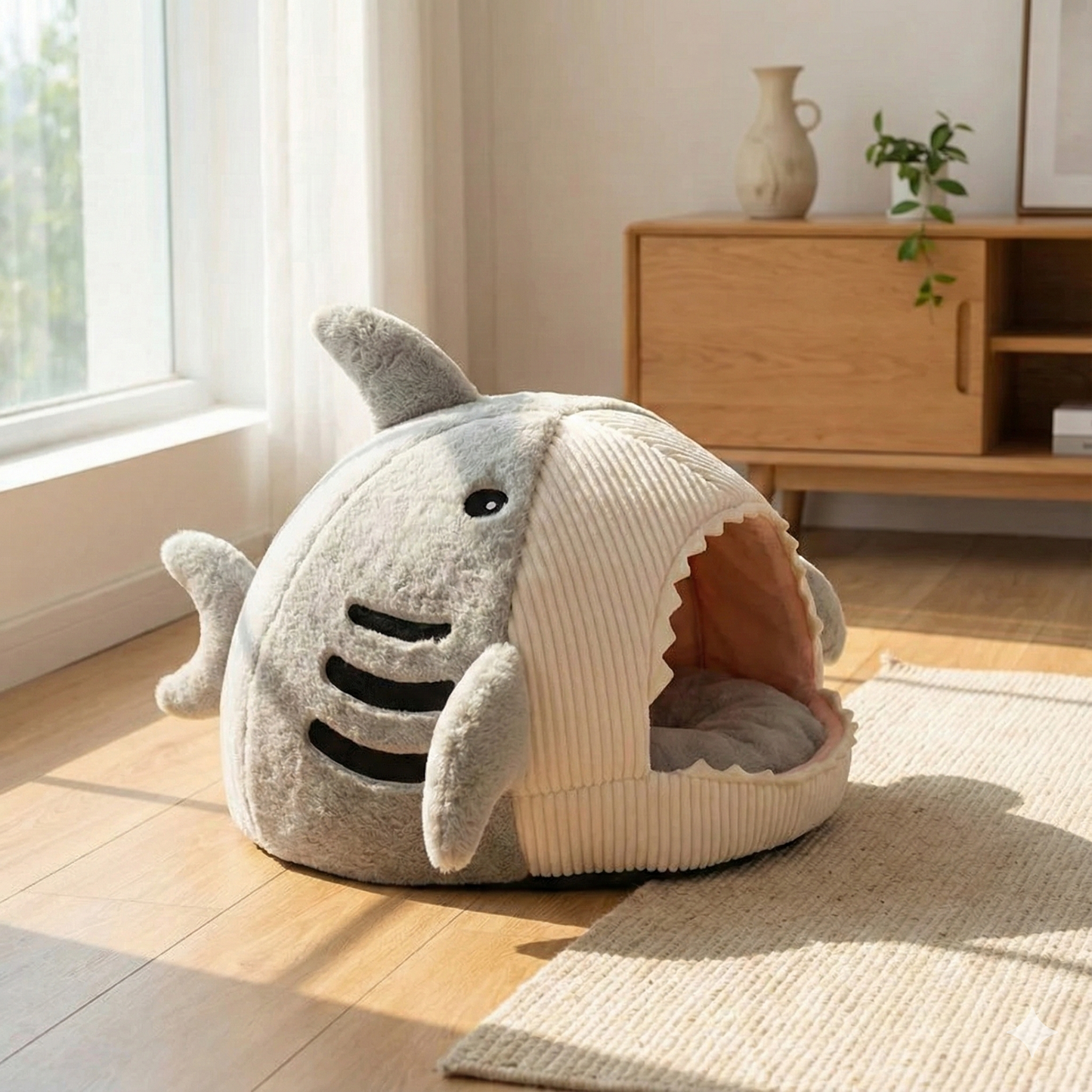 Luxury Plush Shark Bed