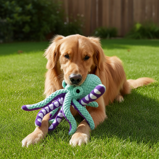 Plush Octopus Dogs Toy