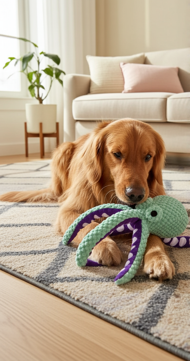 Plush Octopus Dogs Toy