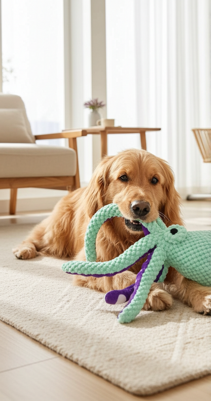 Plush Octopus Dogs Toy